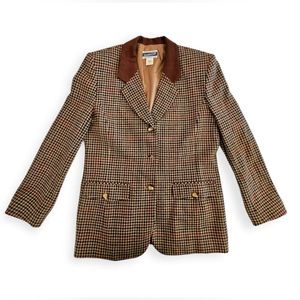 Vintage Pendleton Wool Blazer Women’s Size 12 in brown